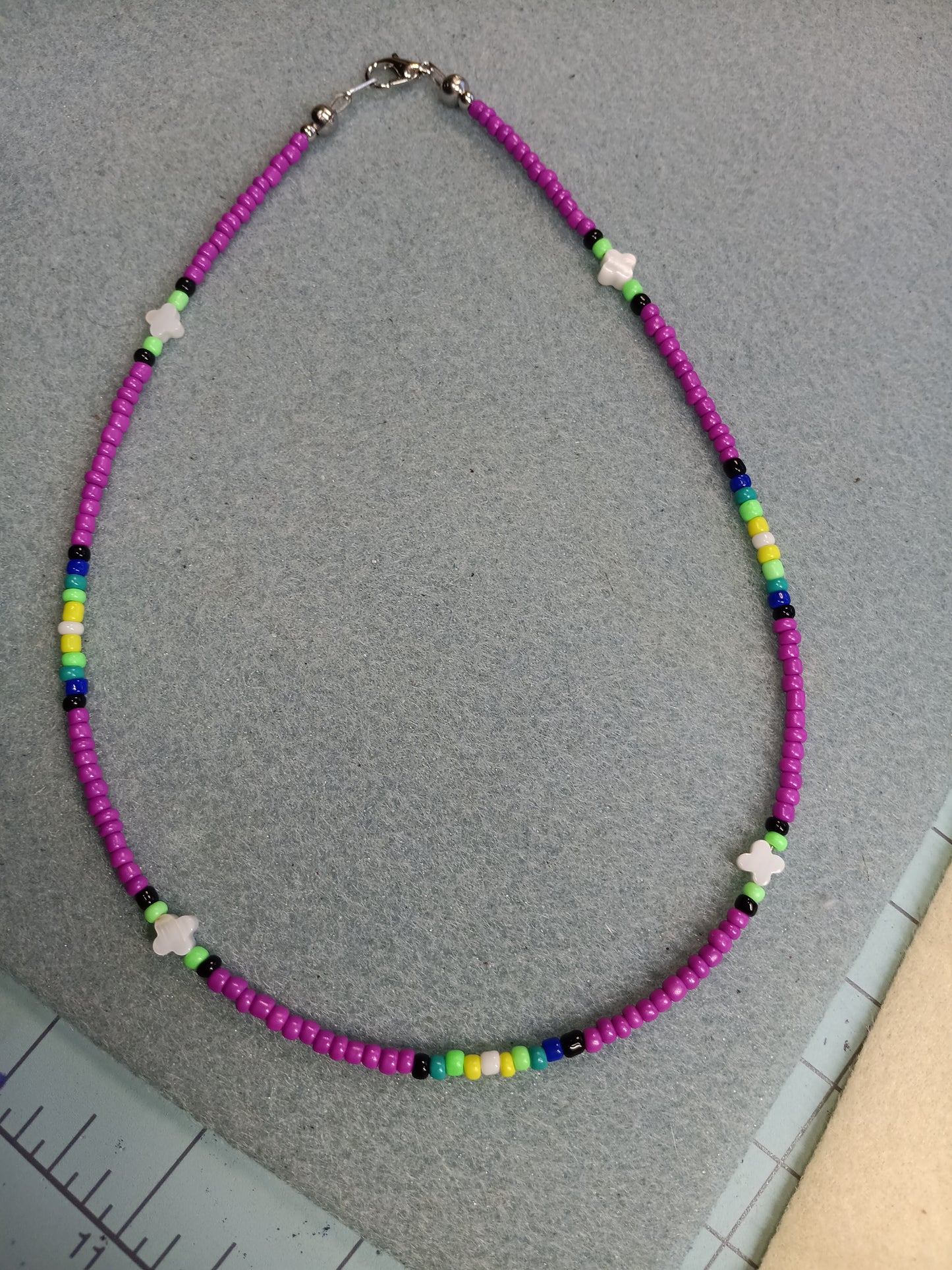 Purple necklace